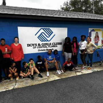 Victoria Colangelo at the Boys and Girls Club in Oviedo