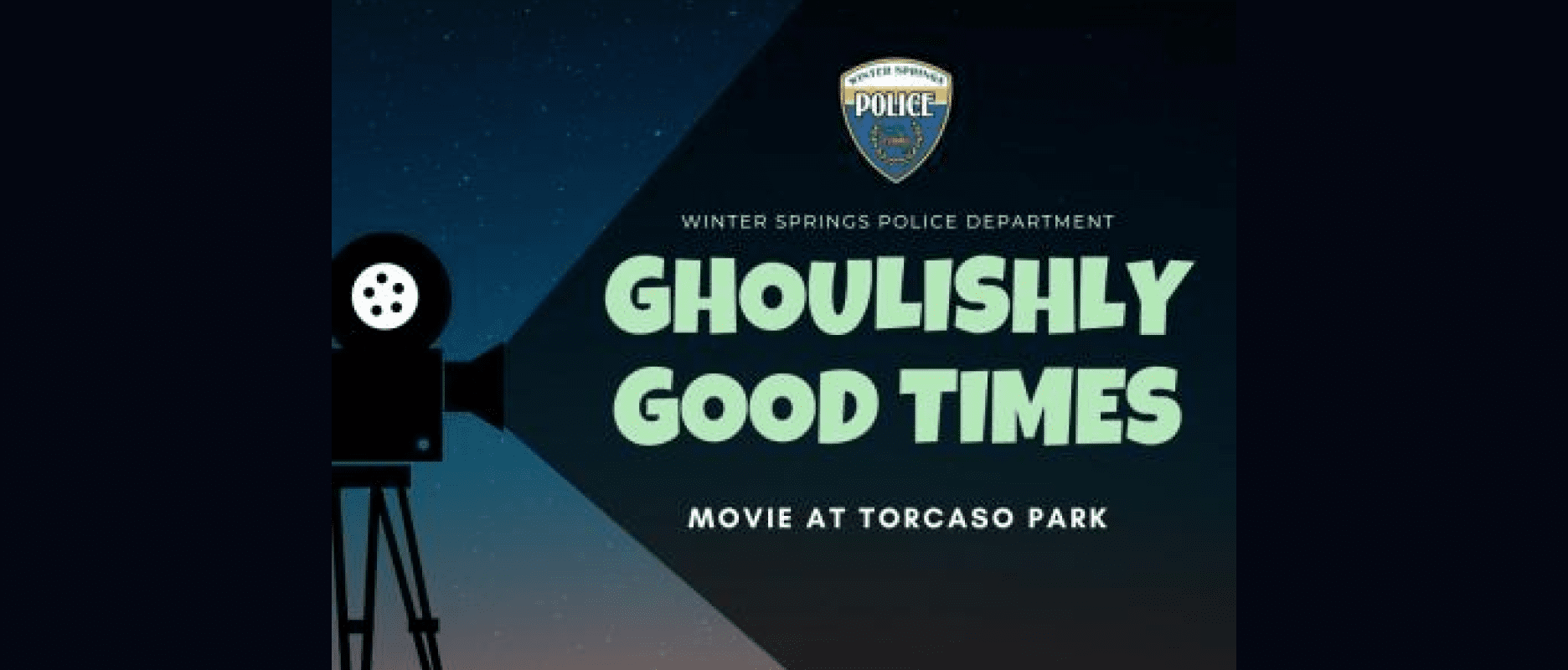 Ghoulishly Good Times: Movie in the Park