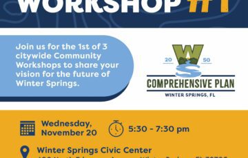 Shaping the Future of Winter Springs: 2050 Comprehensive Plan Workshop