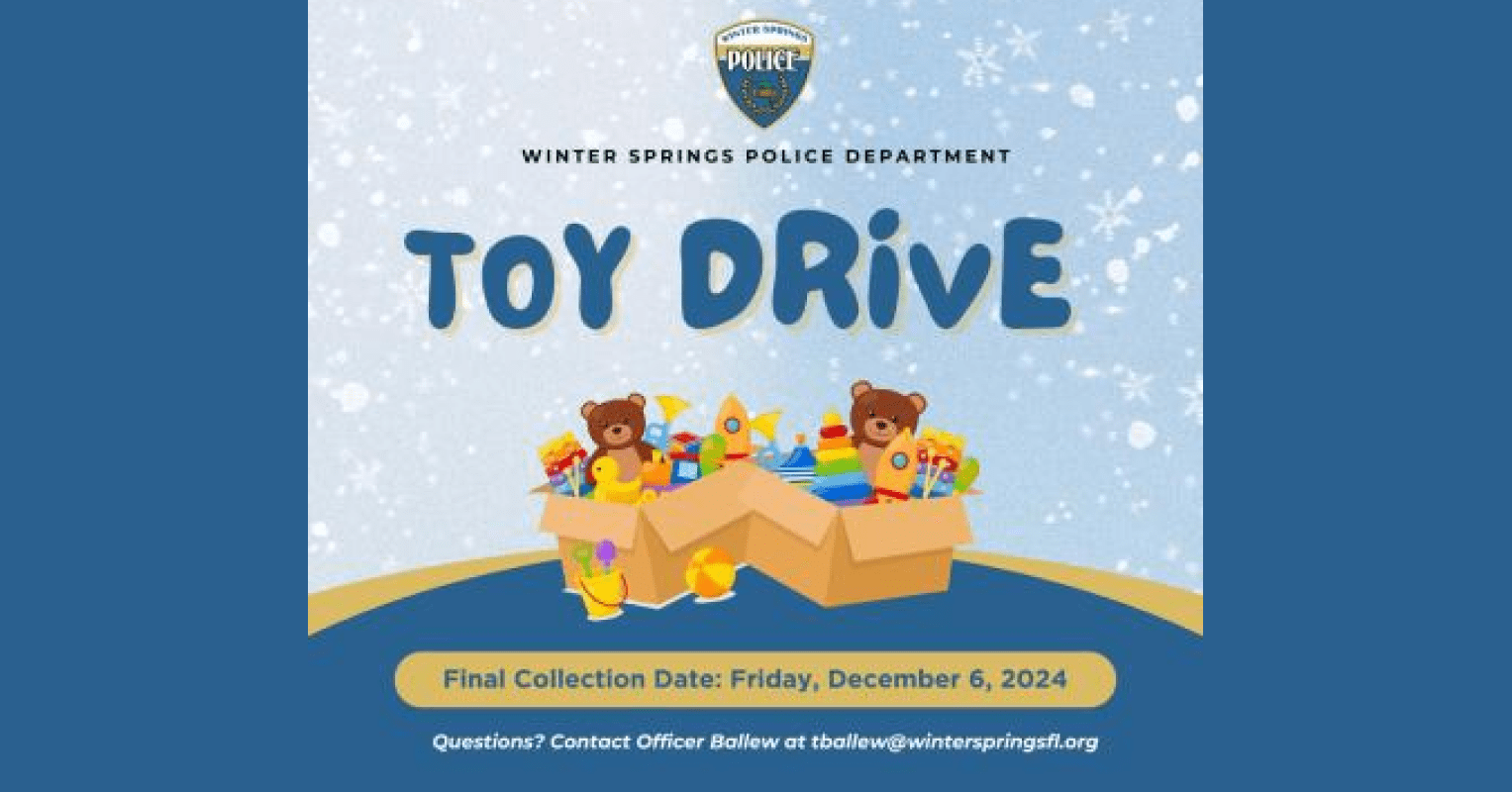 Winter Springs Police Department Holiday Toy Drive