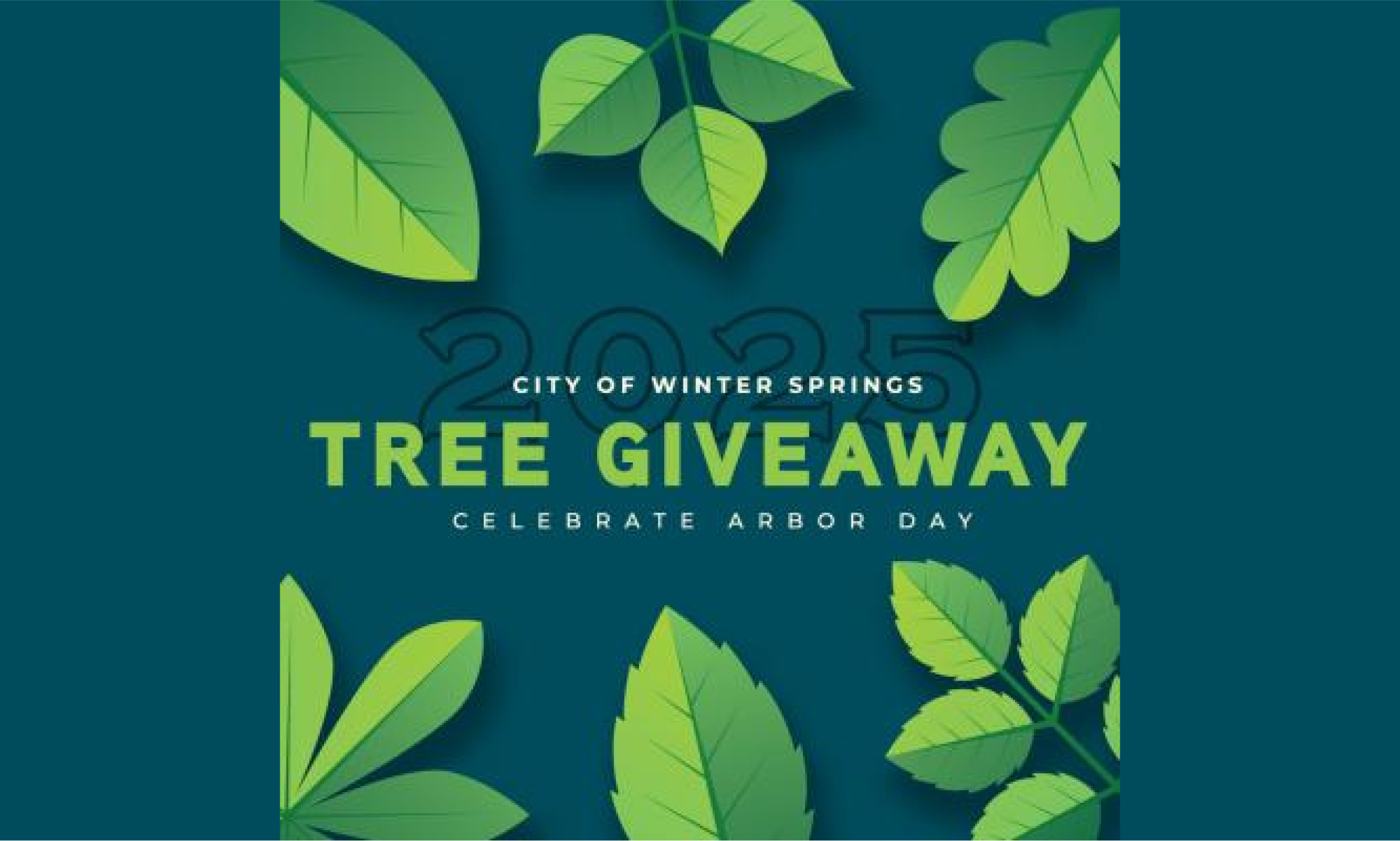 Arbor Day Tree Giveaway Victoria for Winter Springs