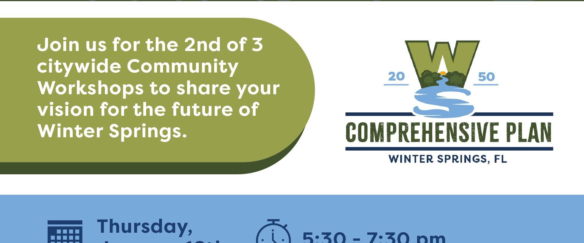 Community Workshop #2 – 2050 Comprehensive Plan