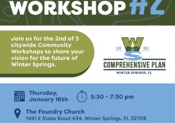 Community Workshop #2 – 2050 Comprehensive Plan