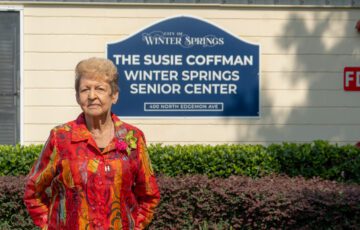 Honoring Susie Coffman and the Winter Springs Senior Center
