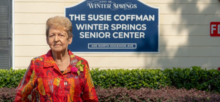 Honoring Susie Coffman and the Winter Springs Senior Center