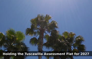 Holding the Tuscawilla Assessment Flat for 2027
